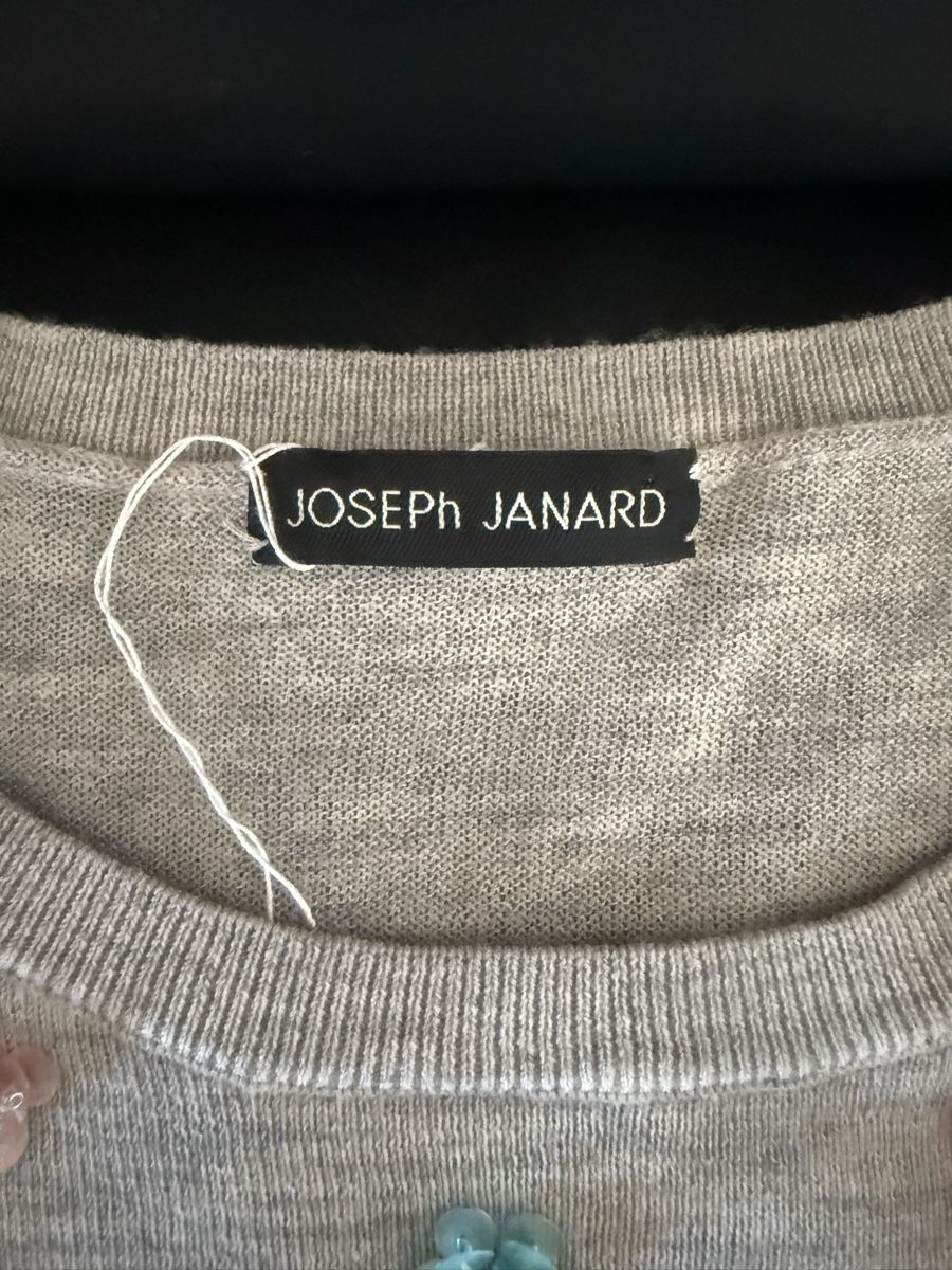 Maglioni & Felpe: Pull Joseph Janard gris à fleurs en sequins – Nuovo (secondo la descrizione) da Neuchâtel venduto da ass_gdc7 4