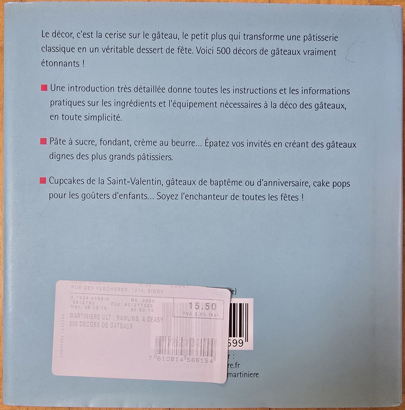 Libri: 500 décors de gâteaux – Usato da Froideville venduto da xXSebastienXx 1