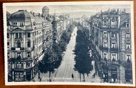 Zürich - Bahnofstrasse - Hotel National - AK