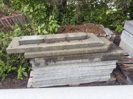 Betonstellriemen / Stellplatten