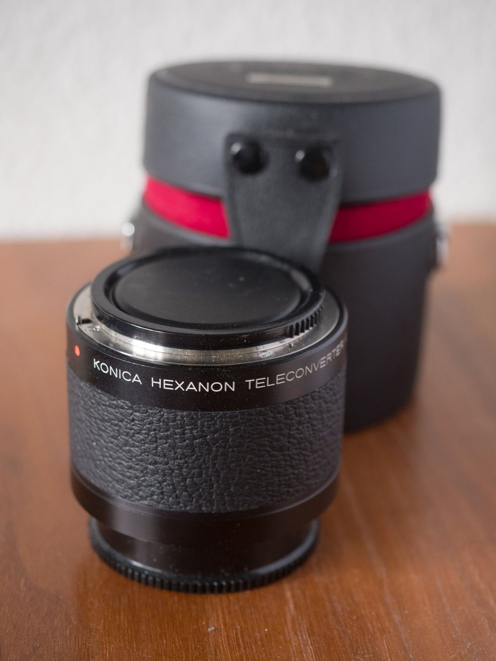 Konica Obiettivi: rarer Konica Hexanon Teleconverter AR 2x in Originalköcher – Usato da Cham venduto da Hodinar