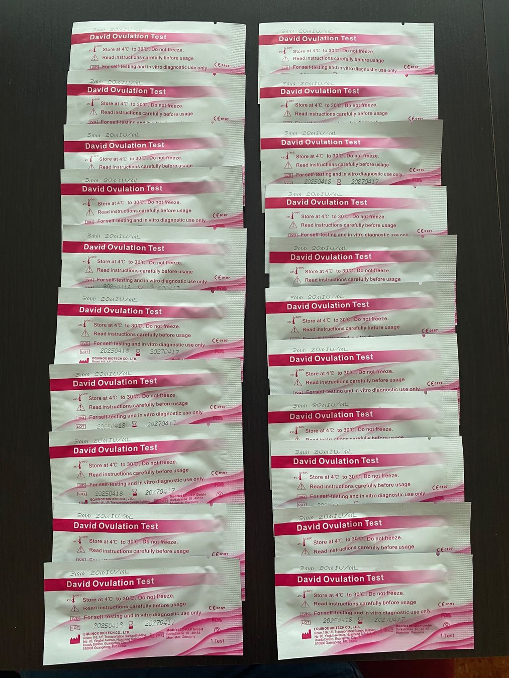 Medizinische Geräte: Ovulationstests David – Neu und originalverpackt aus Ueberstorf von Nadine0113