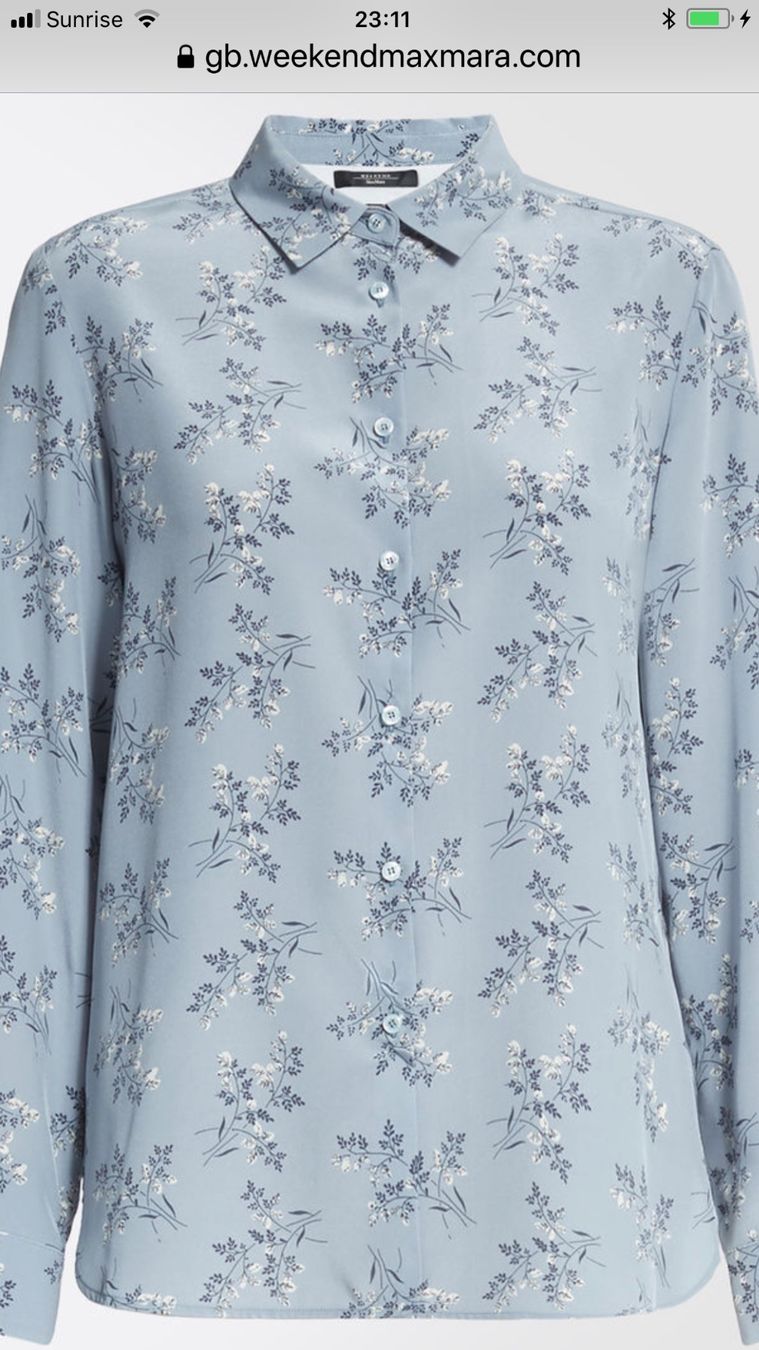Max Mara Camicette: MAX MARA Weekend Blouse 100% Seide Silk Business Bluse – Usato da Ebmatingen venduto da dartim 1
