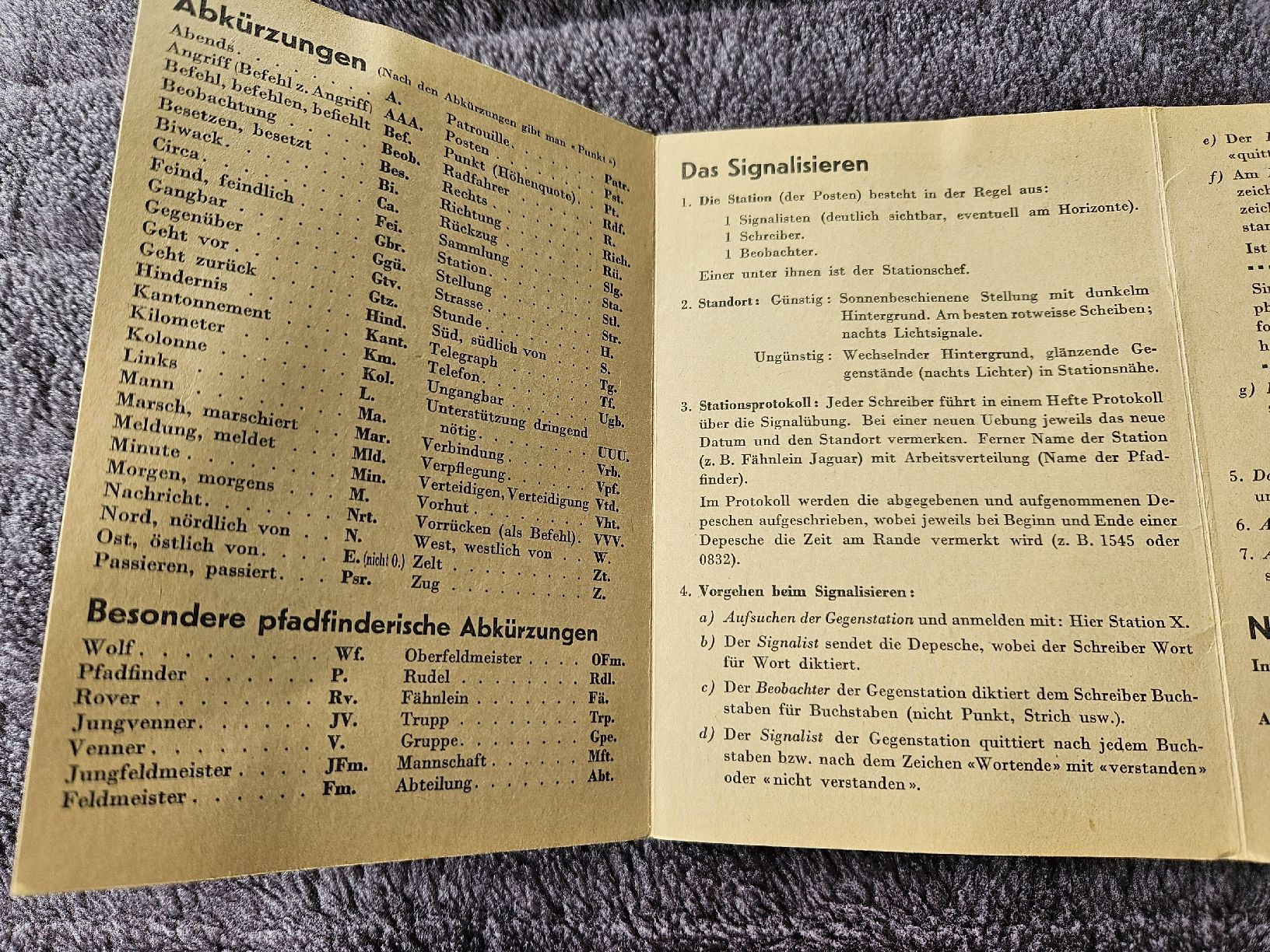 Karten: Morse Karte Pfandfinderbund – Gebraucht aus Haslen GL von Sandra40 3