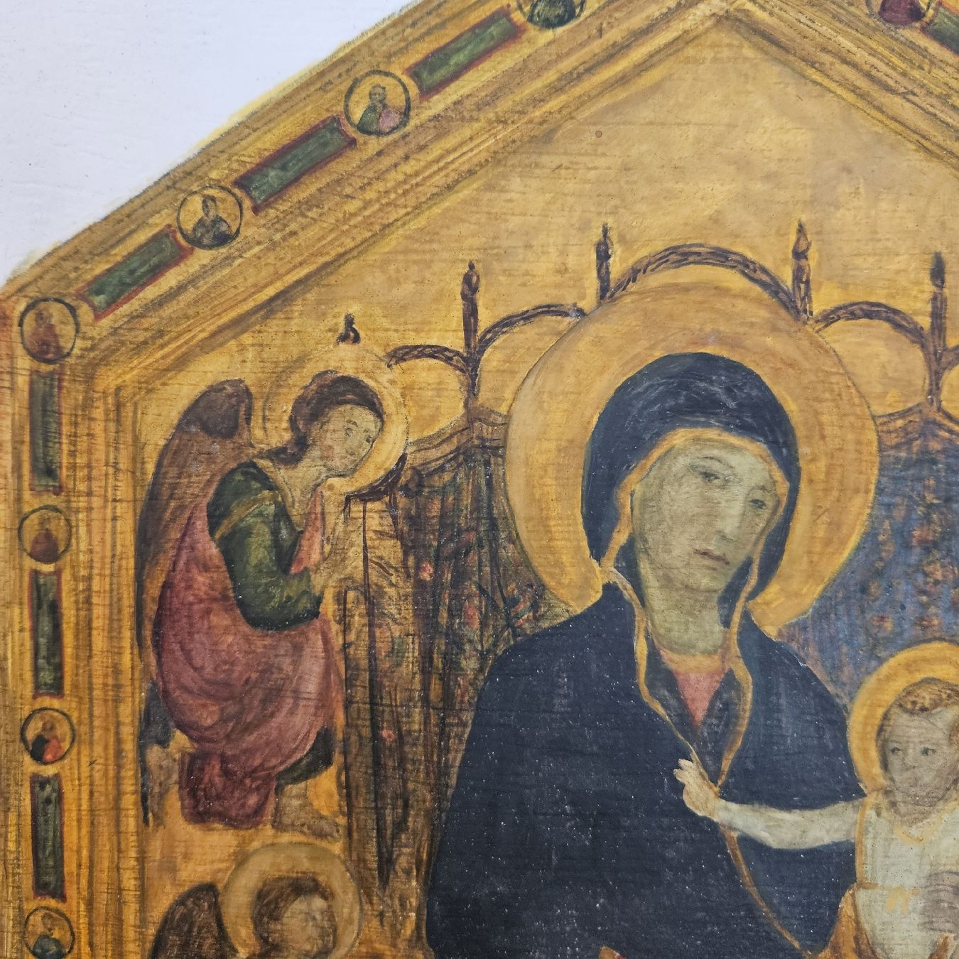 Gemälde: Sakrahl , Gemälde Madonna mit Kind und Engel – Gebraucht aus Kriens von gra_fhn7 9