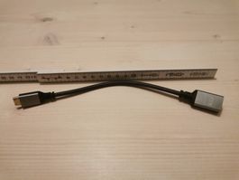 Adapterkabel Mini HDMI Stecker zu HDMI Buchse