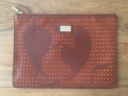TOD'S Clutch Leder braun Tasche Damen top Zustand