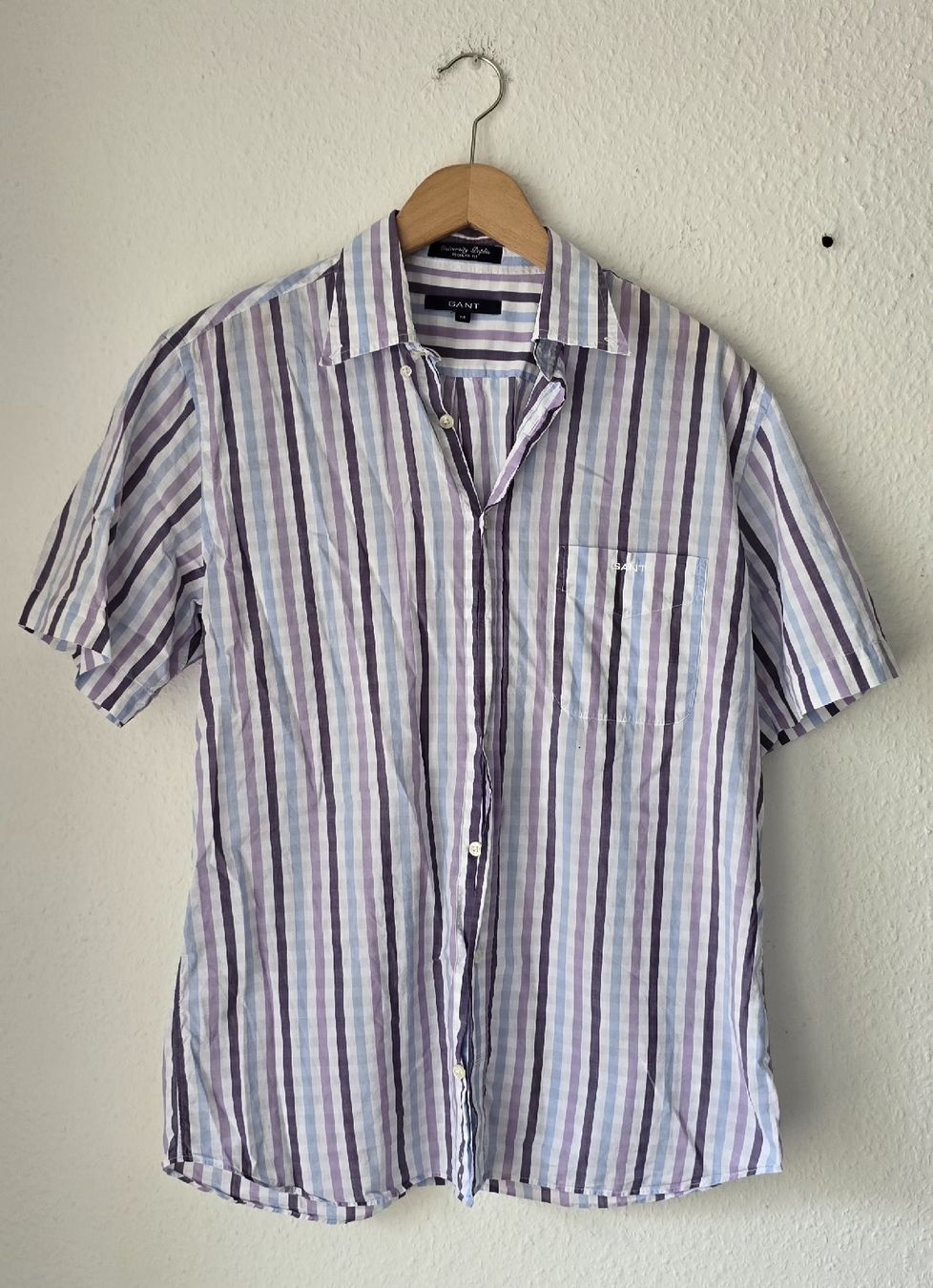 Gant Camicie: Chemise GANT rayée manches courtes, taille M – Usato da Genève venduto da MariaS2 1