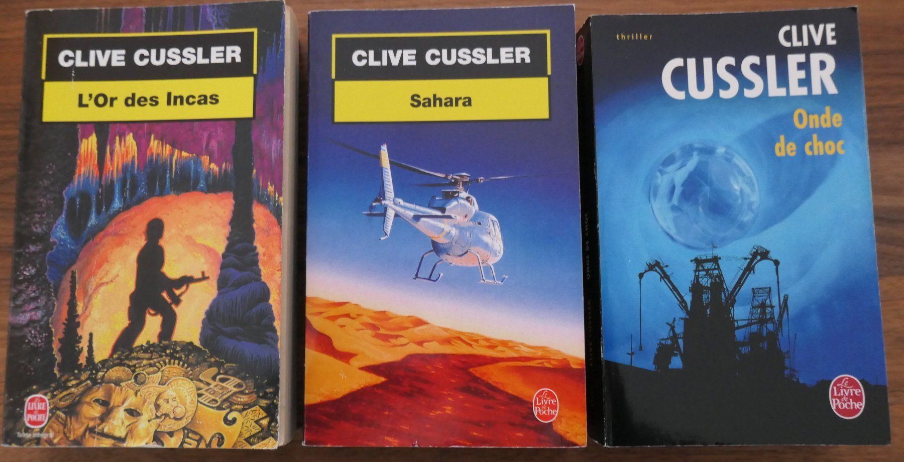 Livres: Thriller Clive Cussler – D'occasion à Biel/Bienne par Crismail