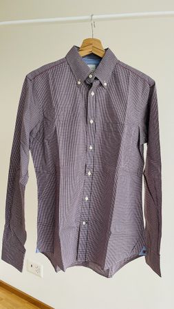 Chemise homme BELFE à carreaux, taille S, occasion