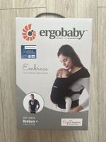 Ergobaby Embrace Babytrage Neugeborenes Schwarz guter Zustan