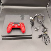 Sony PS4 Slim mit Controller & Kabeln