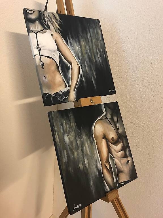 Dipinti: Kunstmalerei Acryl auf Leinwand – Usato da Laax GR venduto da MountainAnd 1