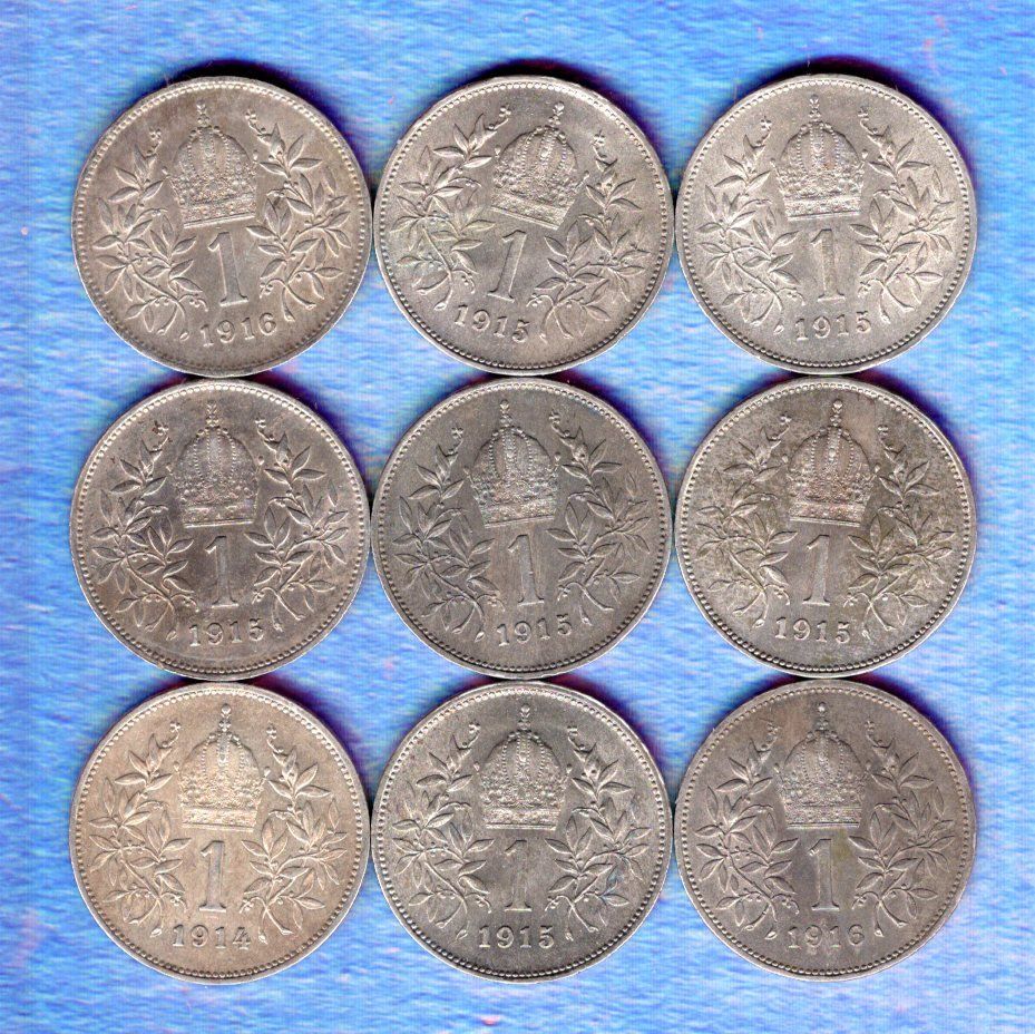 Tutti le monete: Austria coins 9 stück silber – Usato da Leibstadt venduto da baroc333