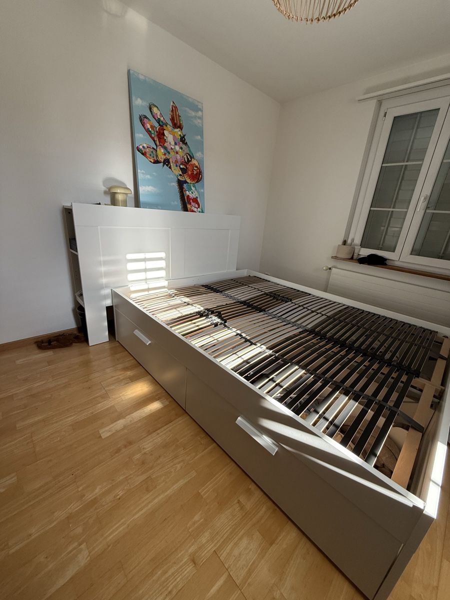 Ikea Betten: IKEA Bettgestell mit Schubladen  – Gebraucht aus Baden von leo_wht9