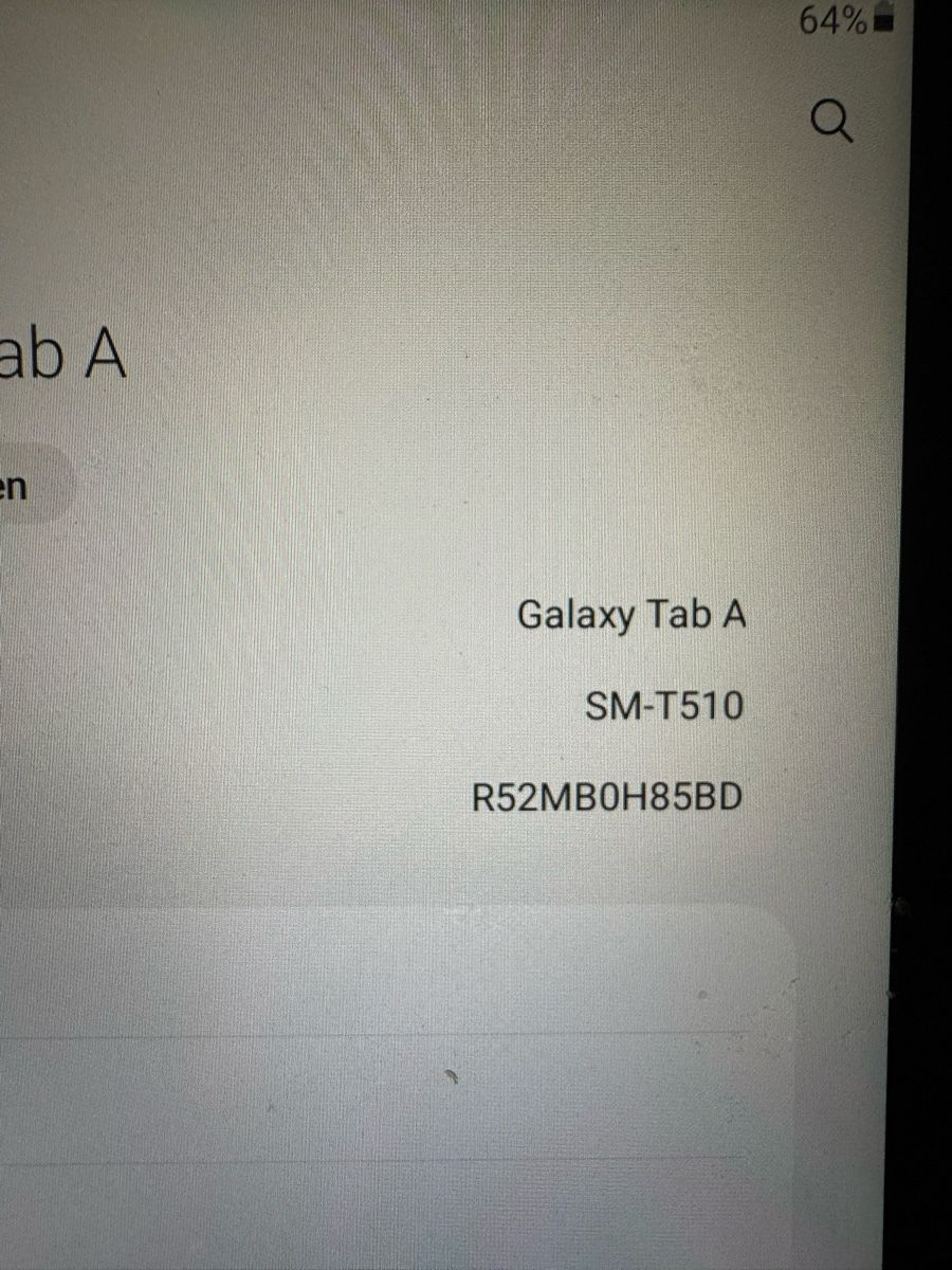 Samsung Tablet PC: Samsung Galaxy Tab A SM-T510  – Gebraucht aus Adliswil von Busys 4