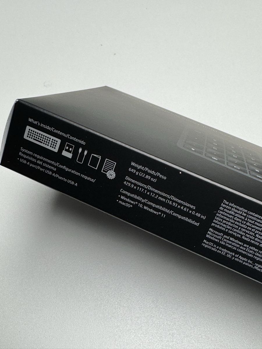 Hewlett Packard Tastaturen: HP 975 Dual-Mode Wireless Keyboard - Neu. – Neu und originalverpackt aus Oberägeri von  1