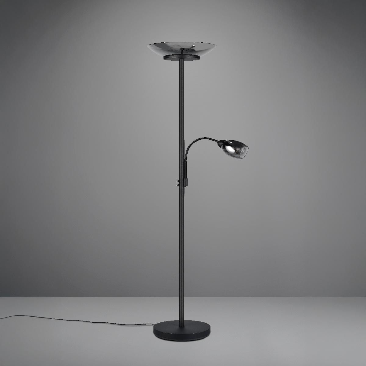 Lampade: Stehleuchte, Glas, Lesearm, 180 cm Höhe – Nuovo (secondo la descrizione) da Kreuzlingen venduto da Smart-Light 2