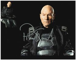 PATRICK STEWART - handsigniertes Grossfoto (20x25cm) mit COA