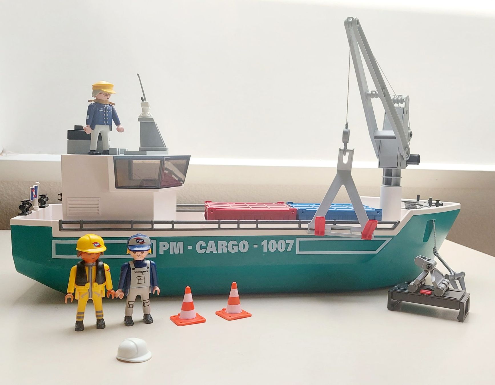 Playmobil Spielzeuge: Playmobil PM Cargo, Containerschiff – Gebraucht aus Endingen von  1