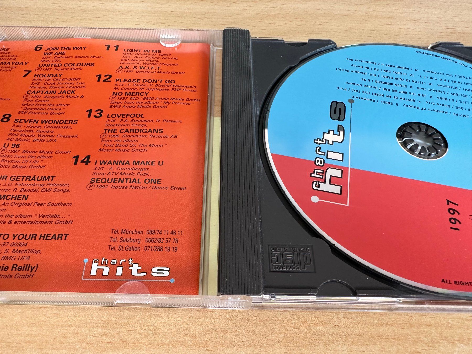 CDs: Various – Chart Hits Vol. 6 1997 – Gebraucht aus Rikon im Tösstal von Alpenmutz 2