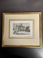 Kupferstich Basilica di S. Croce in Gerusalemme 1839 gerahmt