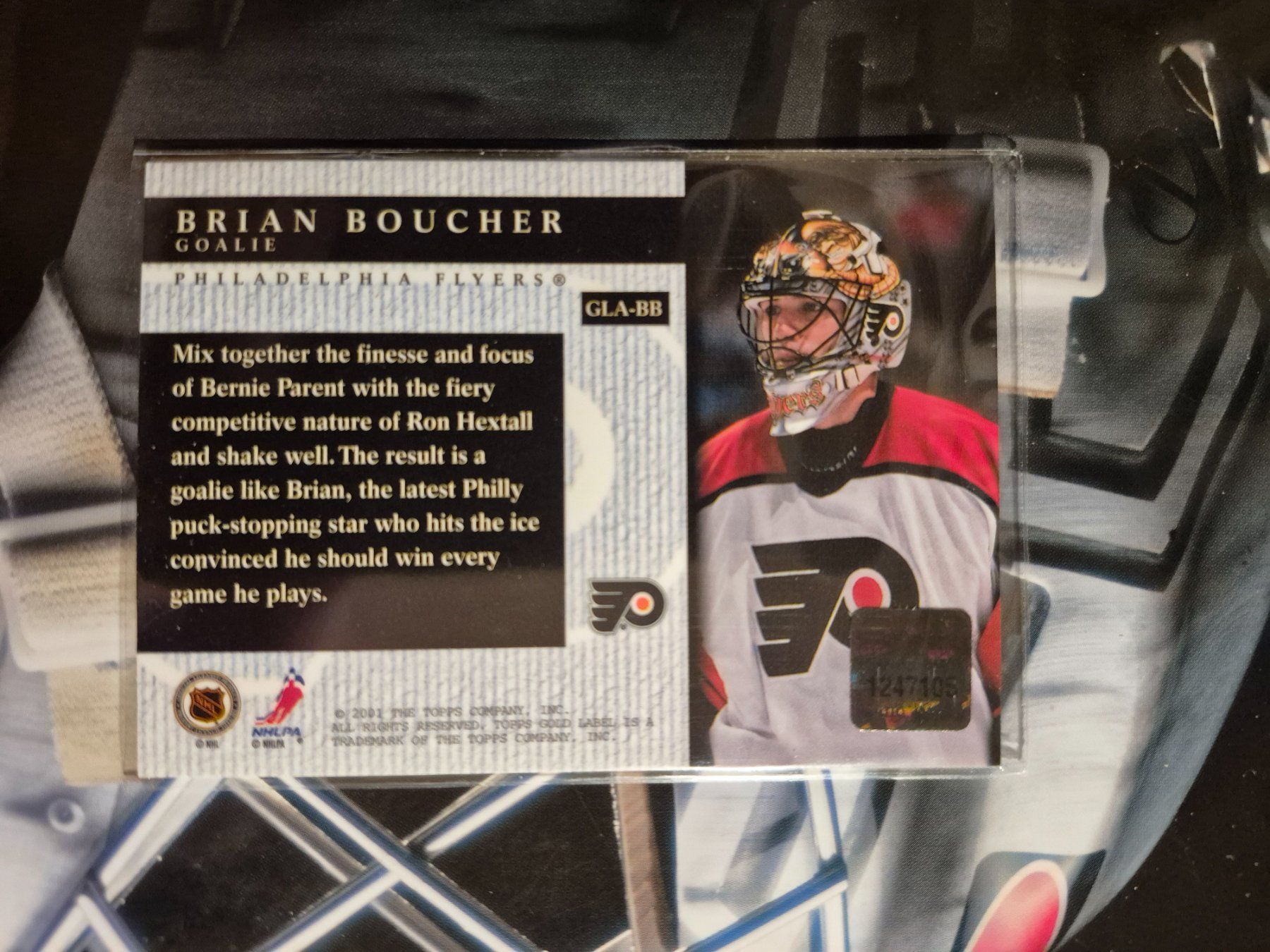 NHL Carte collezionabili: NHL Brian Boucher Philadelphia Flyers – Usato da Treiten venduto da Sauber73 1