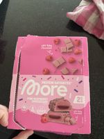 🍓 More Protein SatisBites – Pink Raspberry Cheesecake