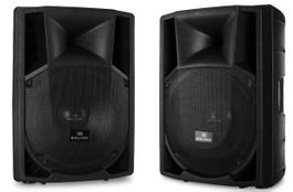 2 Stück Malone PA-Aktivbox mit 750 W RMS Leistung, 1500 Watt
