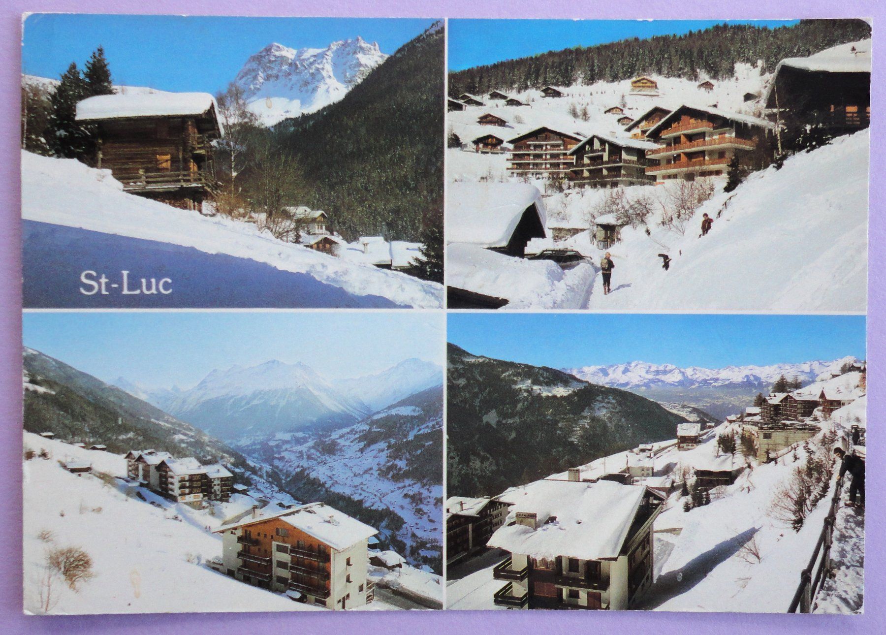 Cartoline postali: Hiver à Saint-Luc, Val d' Anniviers – Difettoso da Fétigny venduto da Billy2miny