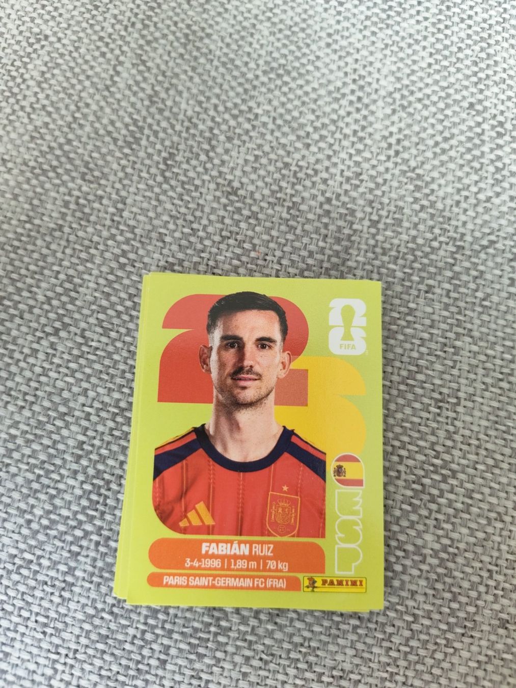 Panini Carte collezionabili: Panini WM 2026  ESP 12, Fabian Ruiz – Usato da Aarburg venduto da gloeckgloeck