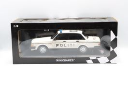 Volvo 240 GL Politi Danmark 1986 1:18 Minichamps