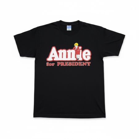 T-Shirt Gildan Annie For President Musical Broadway Vintage 