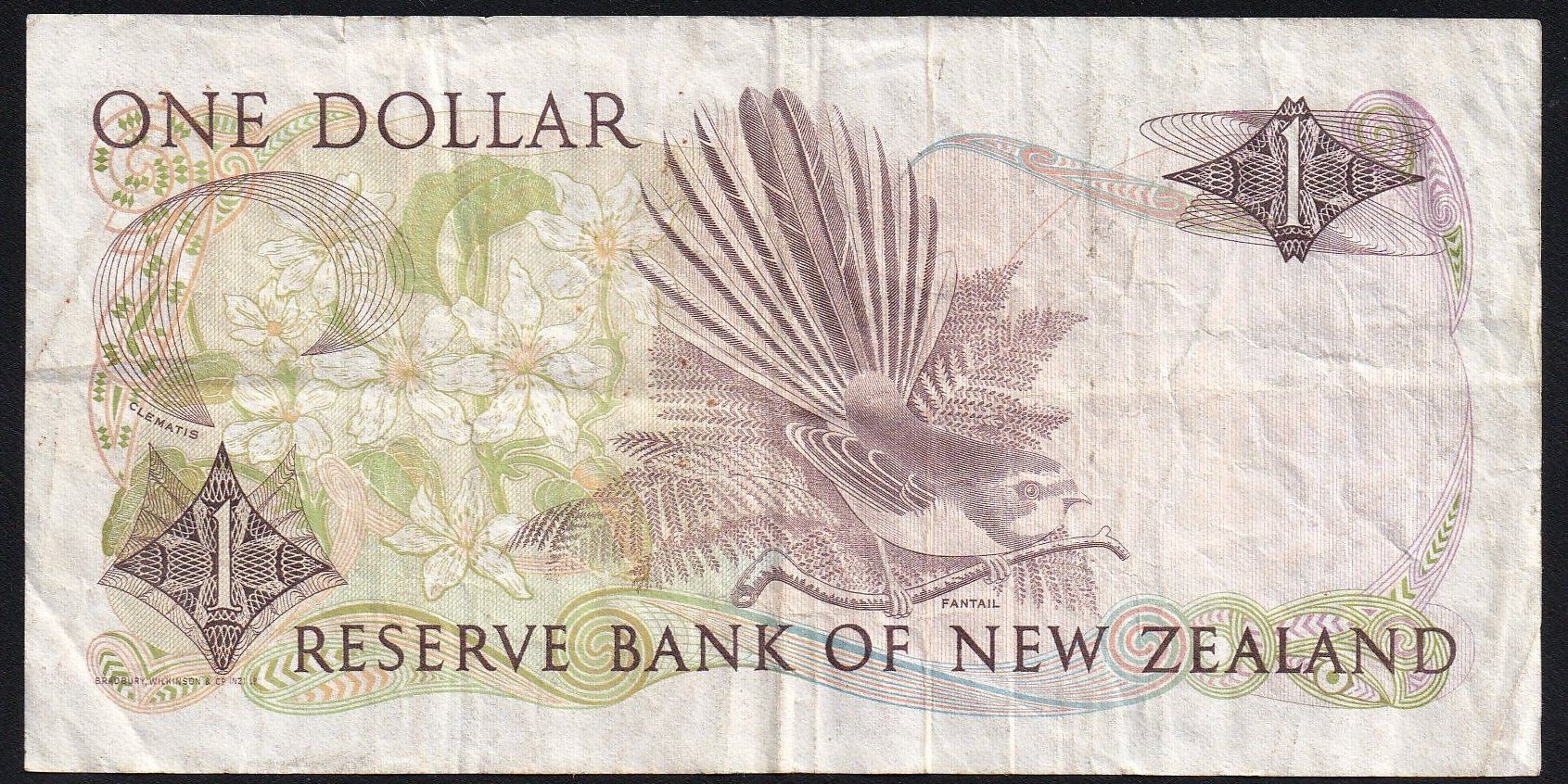 Billets de banque: Neuseeland 1 Dollar 1981 – D'occasion à Brugg AG par banknoten_muesli 1