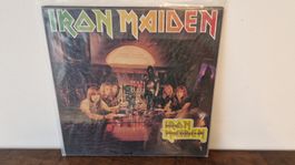 iron maiden piece of mind korea press vinyl LP 12 "  rar