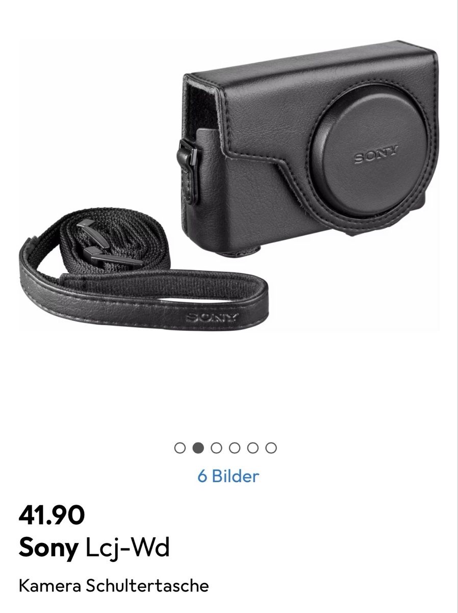 Sony Fotocamera: Sony Cyber-Shot Hülle – Nuovo e nell'imballaggio originale da zürich venduto da julie.winona 1
