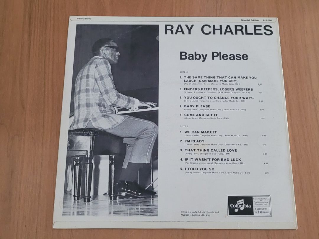Vinyles: LP  Ray Charles – D'occasion à Martigny par MZ-67 1
