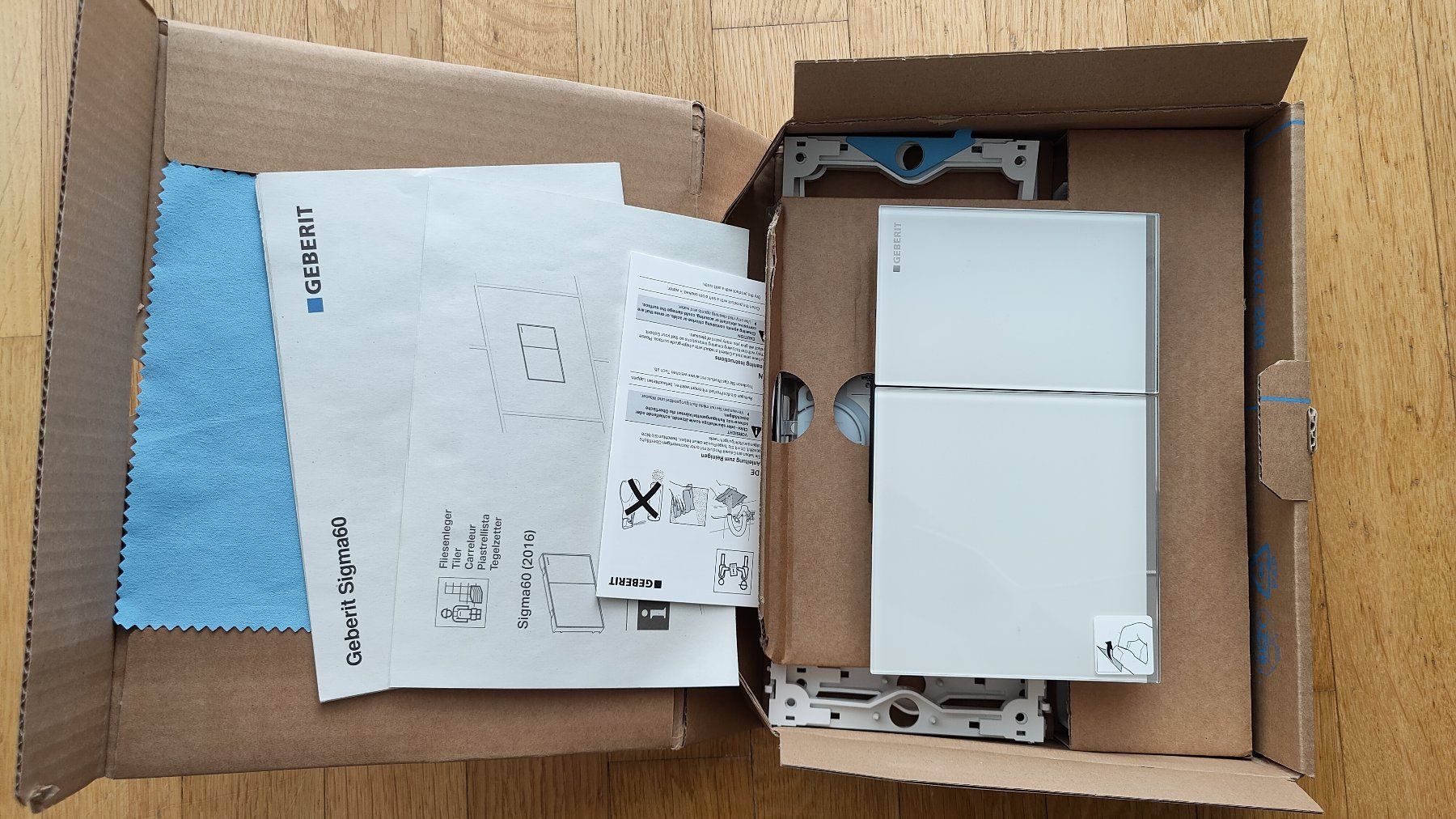 Geberit WC: Drückerplatte Geberit Sigma 60 – Neu und originalverpackt aus Bolligen von Casewise 1