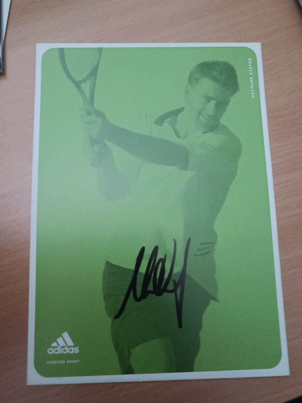 Autografi: Nicolas Kiefer - Tennis – Usato da Menziken venduto da Artographs