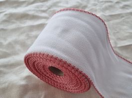 Mafil Aida Stickband rosa 10 cm x 16,9 m Baumwolle
