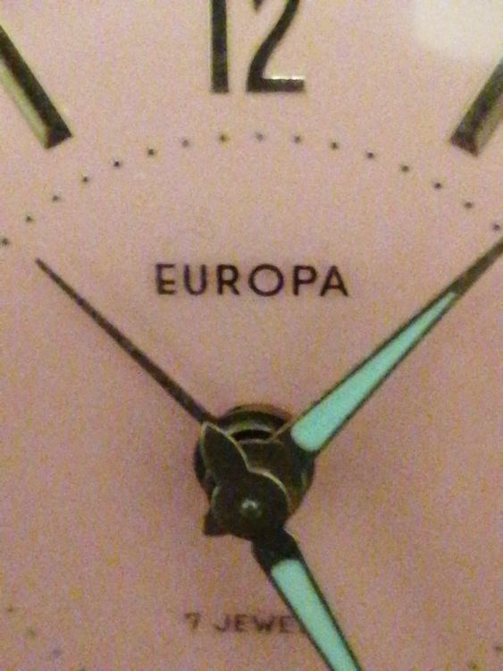 Ressort Pour Réveil Mécanique Europa 00 - Neuf Sans Emballage - Acier Français