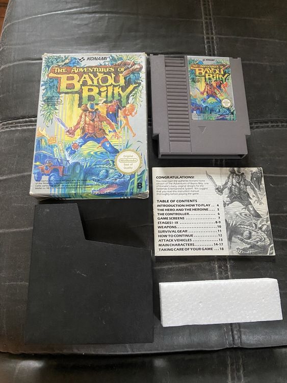 The Adventures of Bayou Billy Boite Nes Nintendo Original Kaufen auf