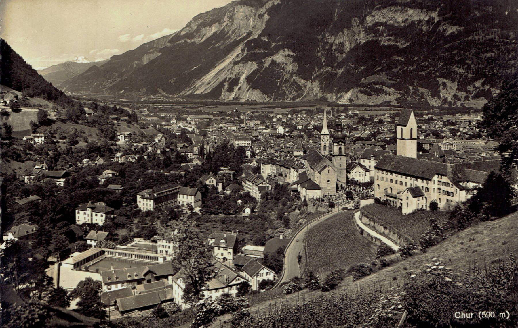 Cartoline postali: Chur GR, um 1935 – Usato da Otelfingen venduto da Schmitte9