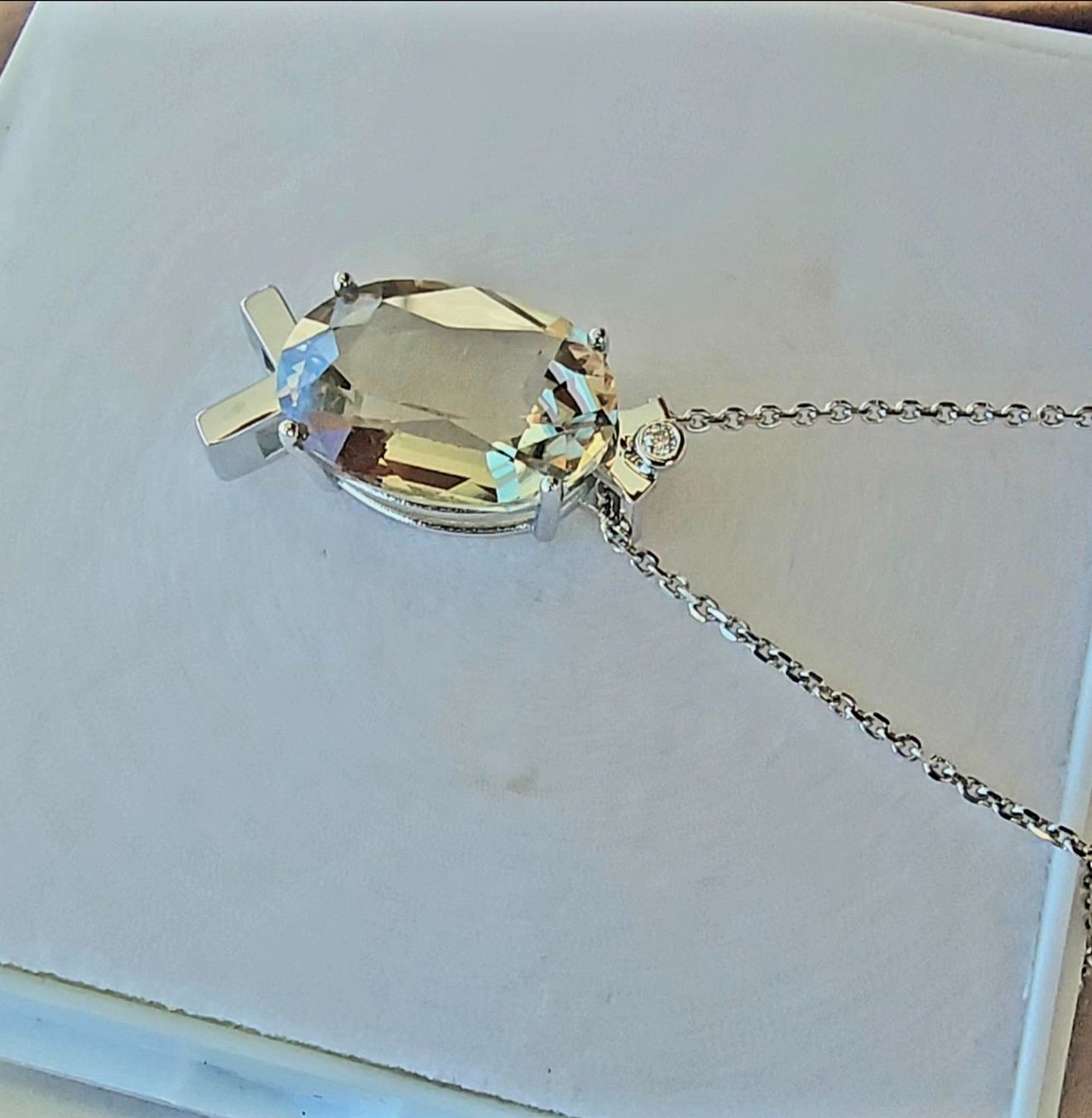 Ketten: Zertifizierte Diaspora, Csarit kette mit Diamant – Neu (gemäss Beschreibung) aus Wolhusen von toni079 5