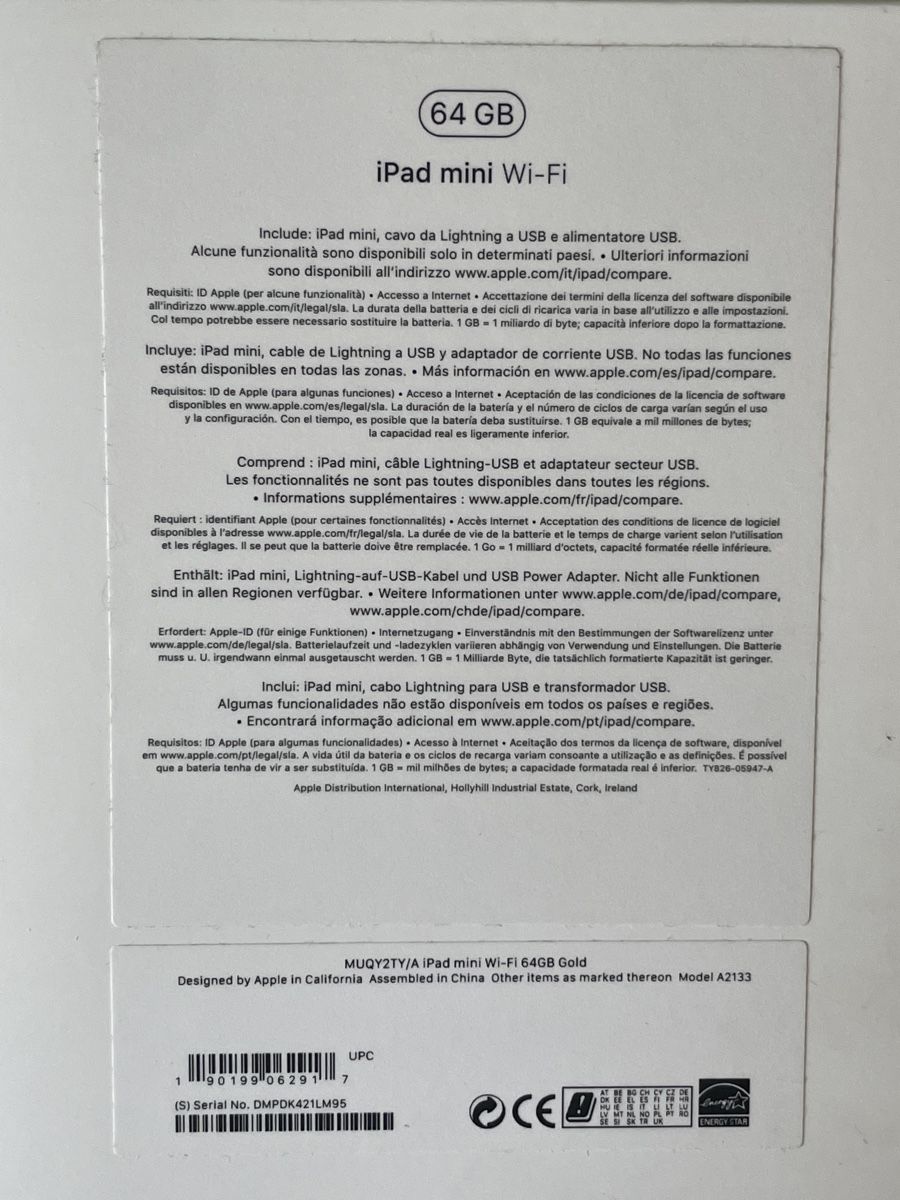 Apple Tablet PC: iPad mini  64GB, gold – Usato da Seuzach venduto da Sommersprosse21 3