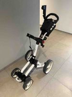 BIG-MAX Golf Trolley 4-Rad weiss guter Zustand