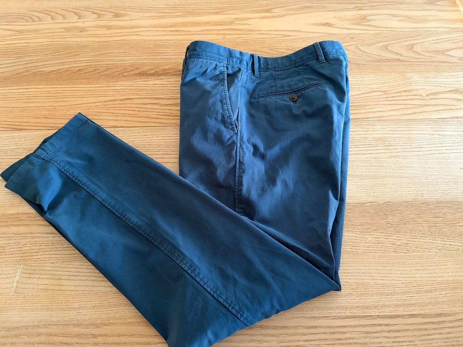 Strellson Pantaloni: Strellson Herren Chino Hose blau – Usato da Rüschlikon venduto da Emma01 4