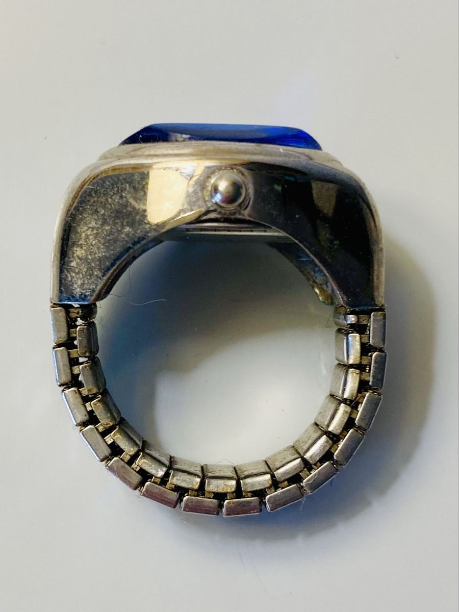 Anelli: Silberner Ring mit Uhr – Usato da Basel venduto da elocin4791 3