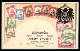 Deutsch-Ostafrika, Briefmarken der Kolon