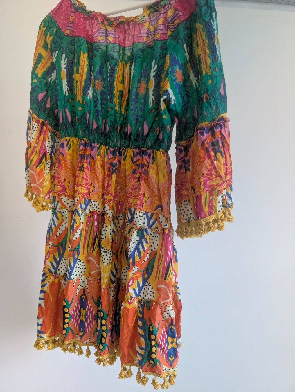 Vestiti: Kleid bunt Grösse S Baumwolle Ethno-Look – Nuovo (secondo la descrizione) da Zürich venduto da nicky2001 1